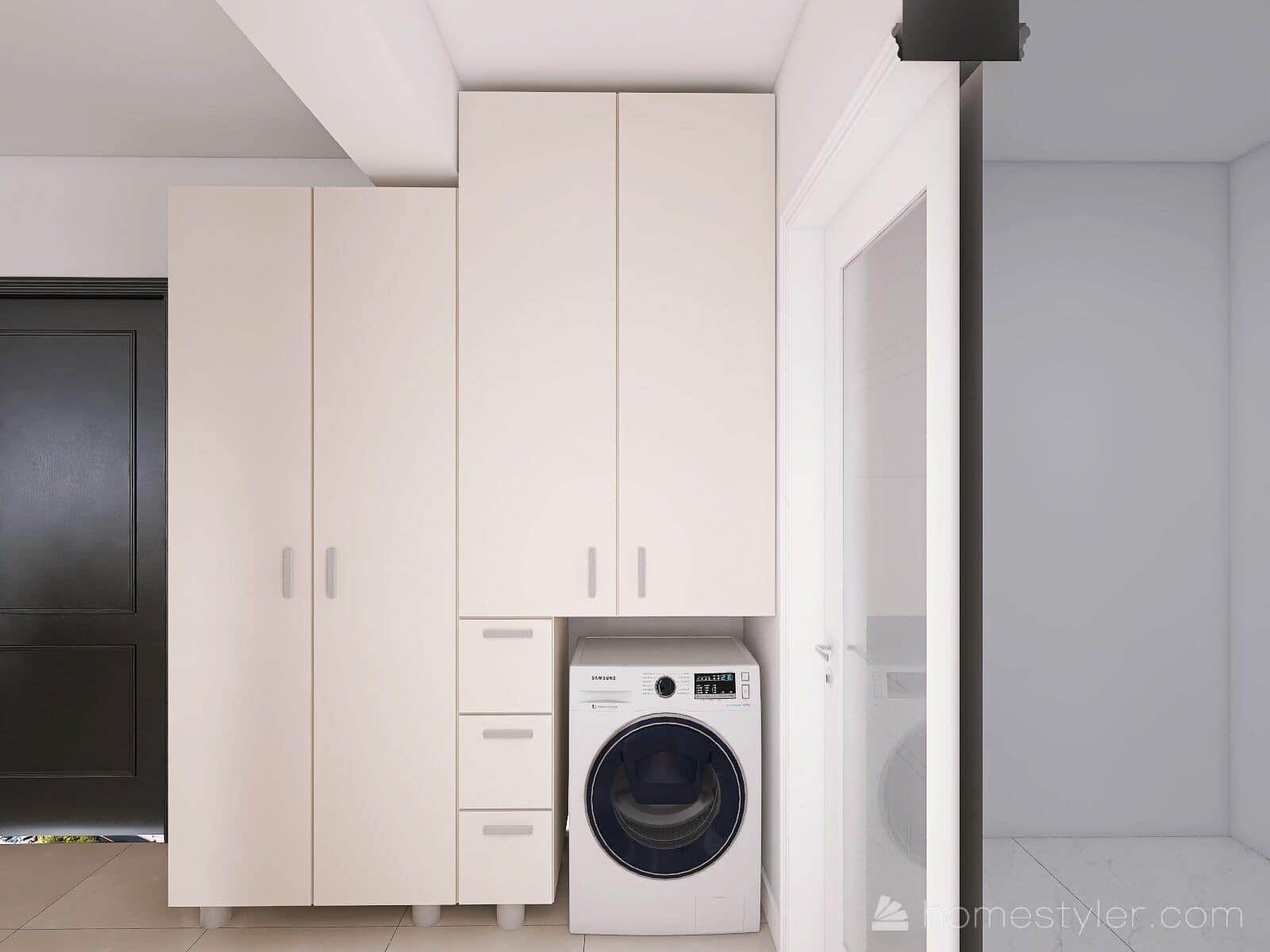 Simulare 3D: Dulap hol