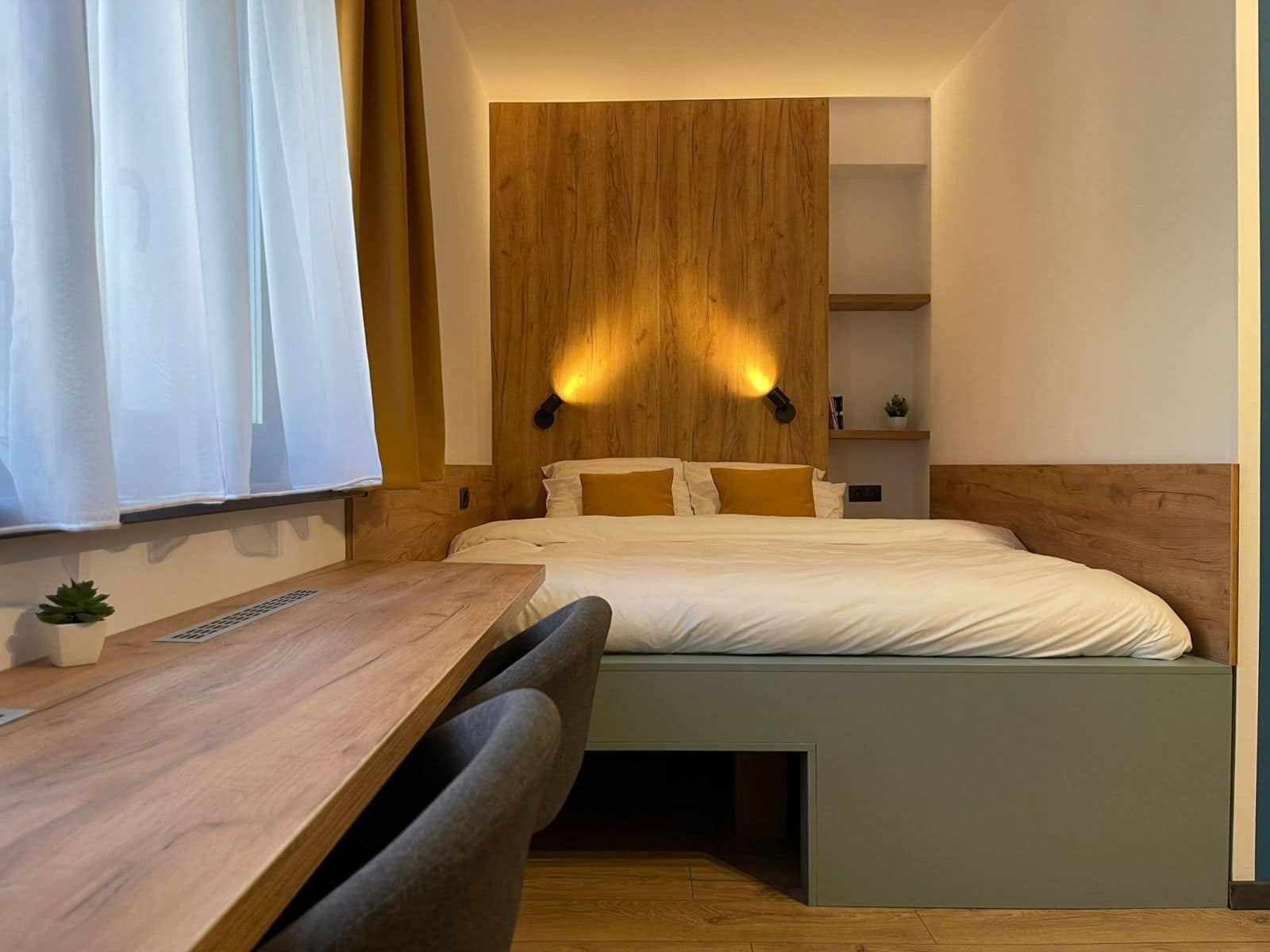 Dormitor — Apartament în regim hotelier