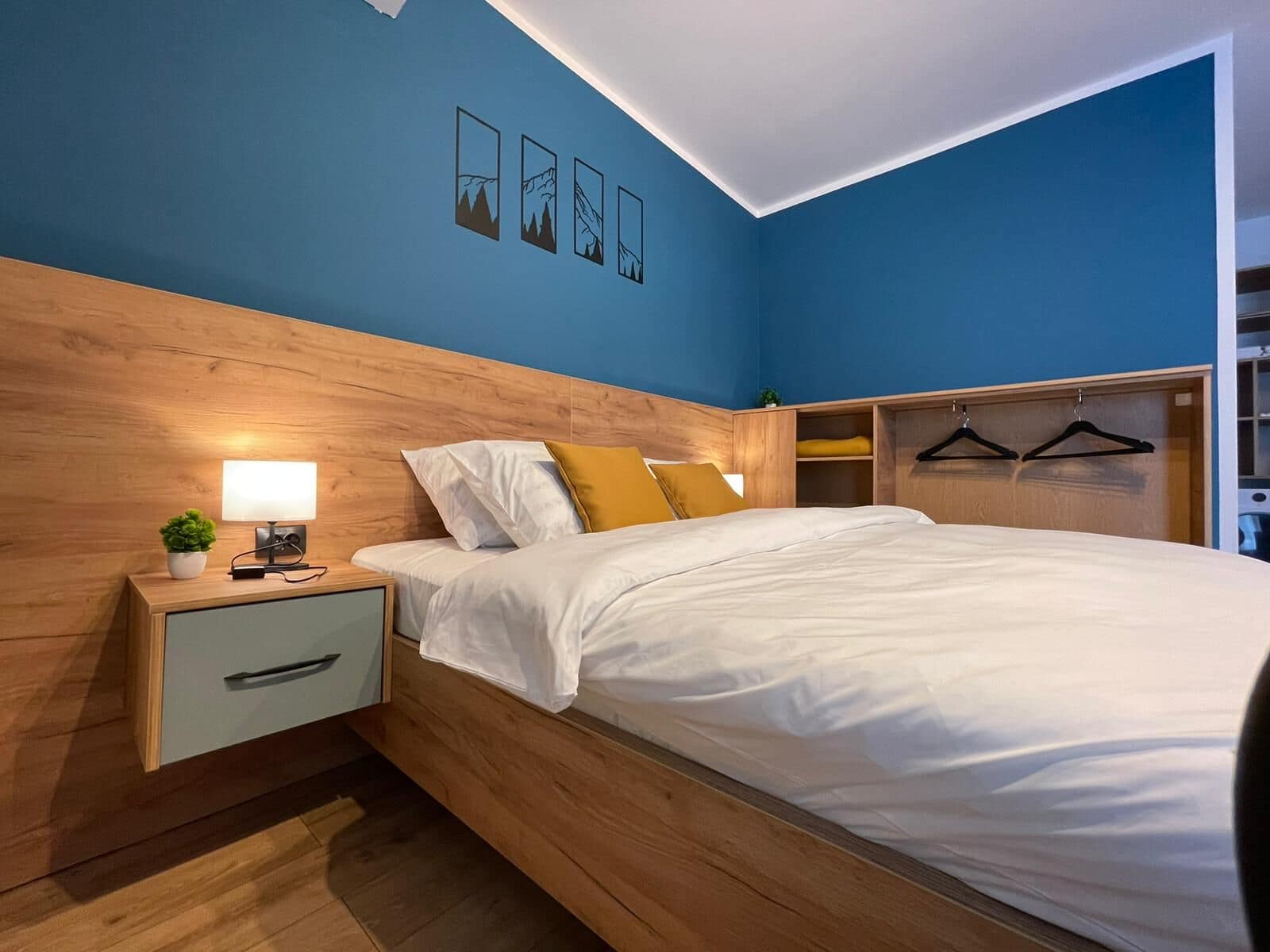 Dormitor — Apartament în regim hotelier