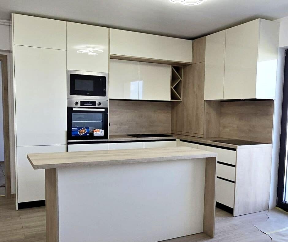 Bucătărie — Apartament cu accente aurii